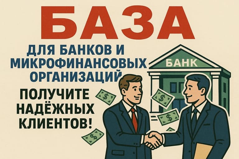 База для банков и микрофинансовых организаций