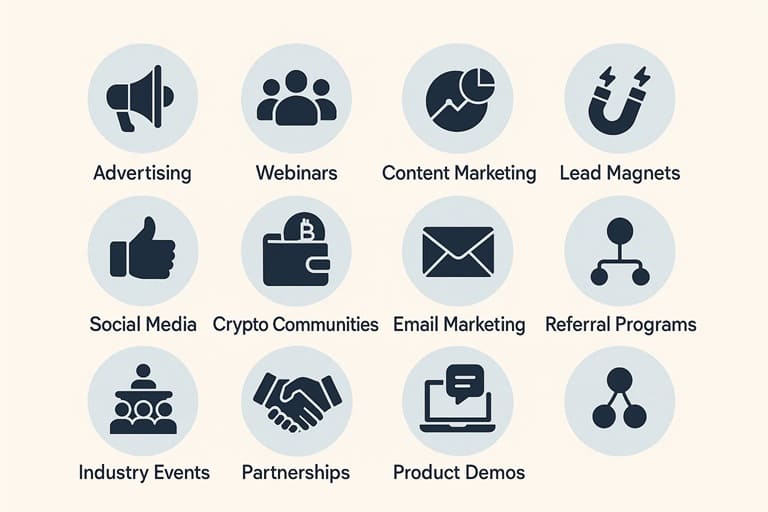 10 источников лидов для крипто и финтех проектов