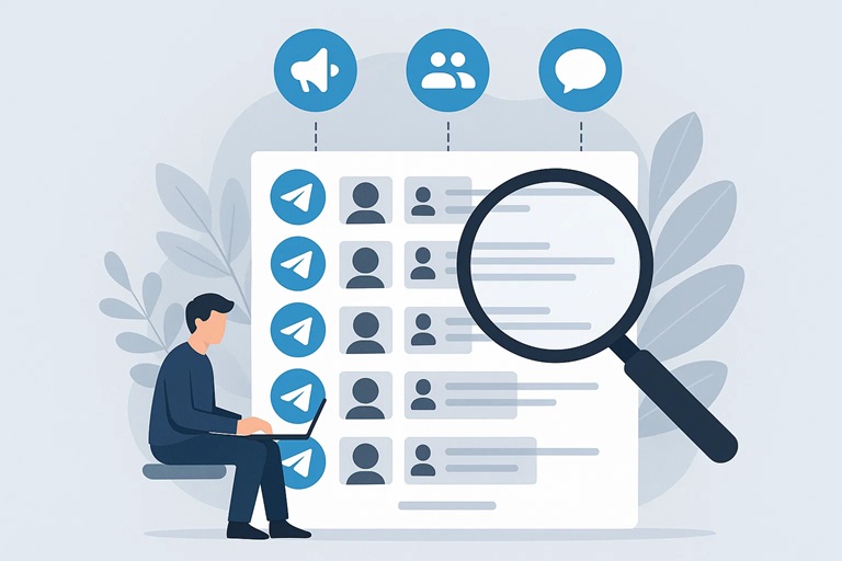 Парсинг Telegram (сбор контактов из каналов/групп/чатов)